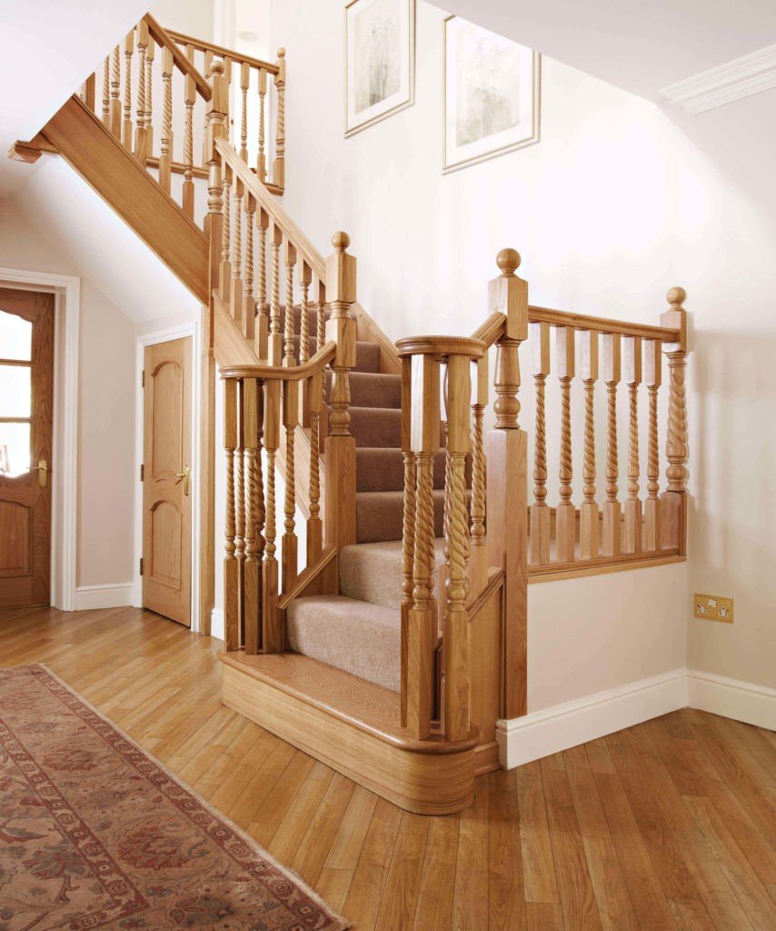 Фото деревянных лестниц в частном доме
