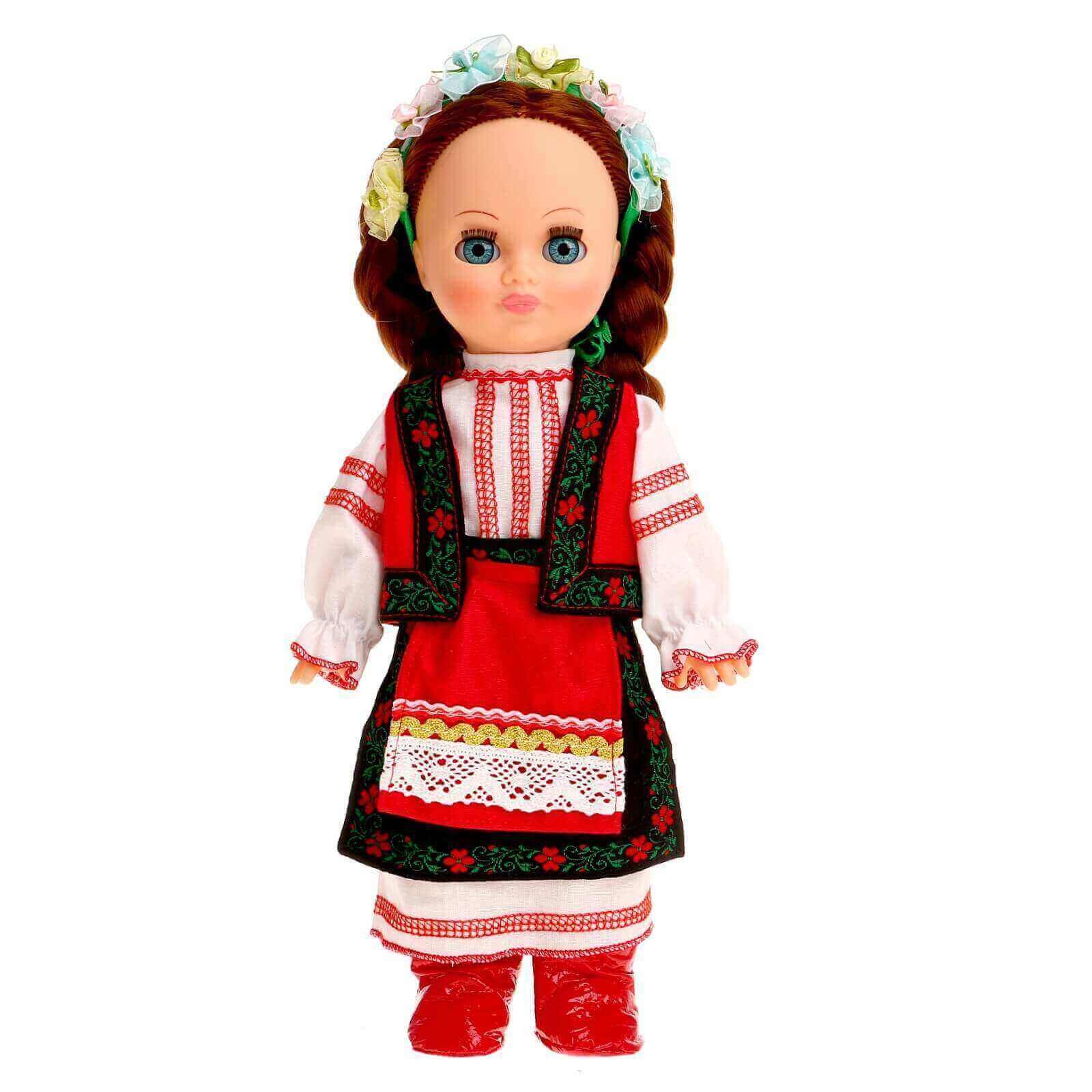 Интерактивная кукла Весна Элла в украинском костюме, 35 см, в2841/о