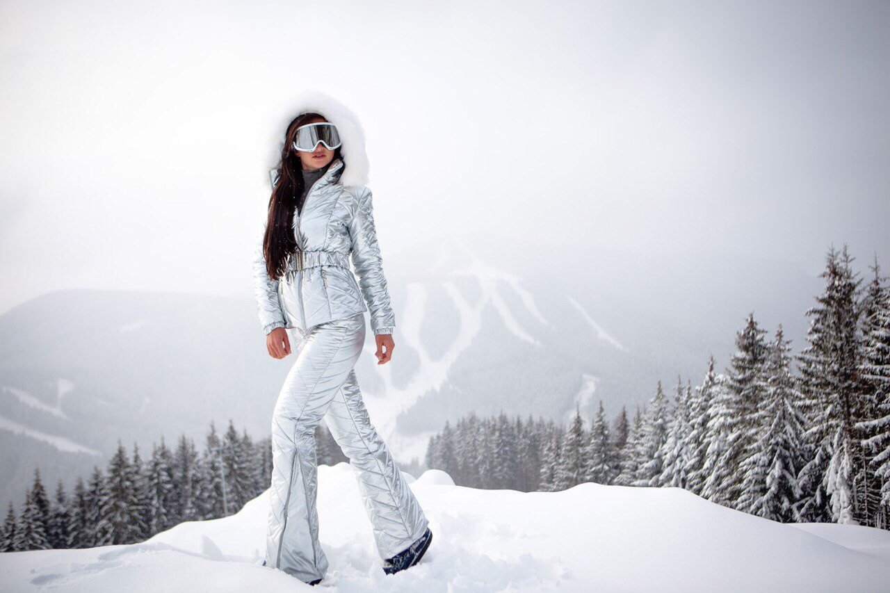 Зимний костюм для прогулок (41 фото)