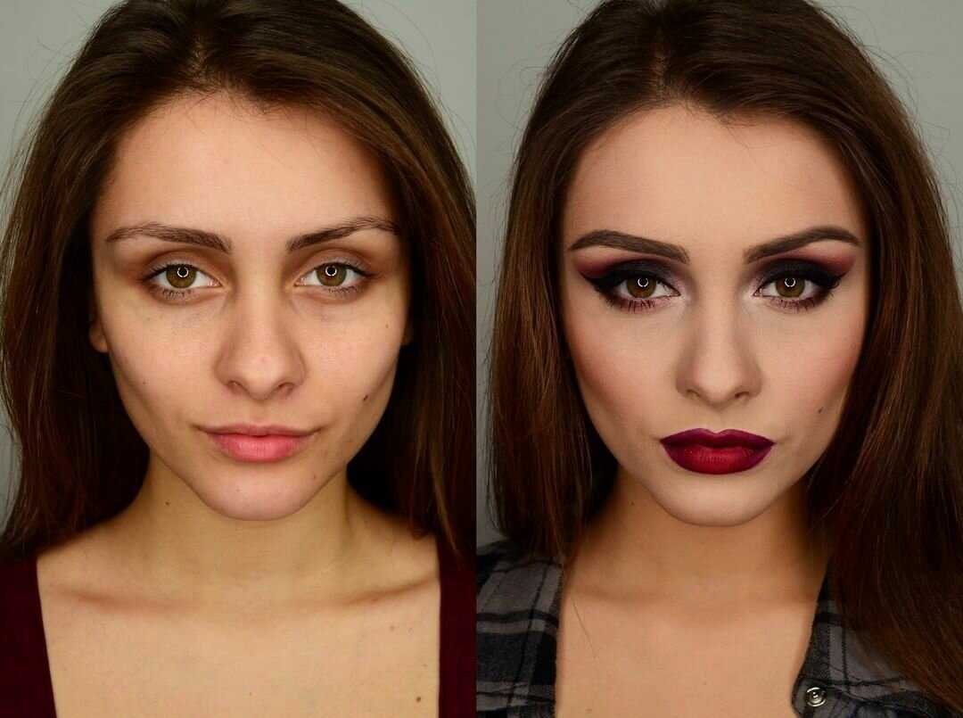 Как сделать глаза более. Макияж до и после. Вечерний макияж до и после. Профессиональный макияж. Неправильный макияж.