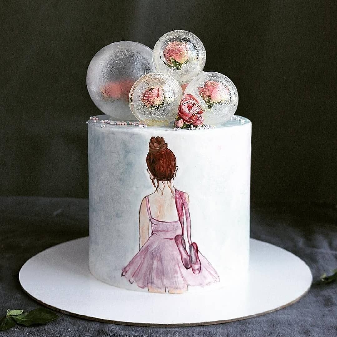 Торт девочка. Торт девочка с шариками. Декор торта с шариками. Необычный торт для девочки. Шары из изомальта