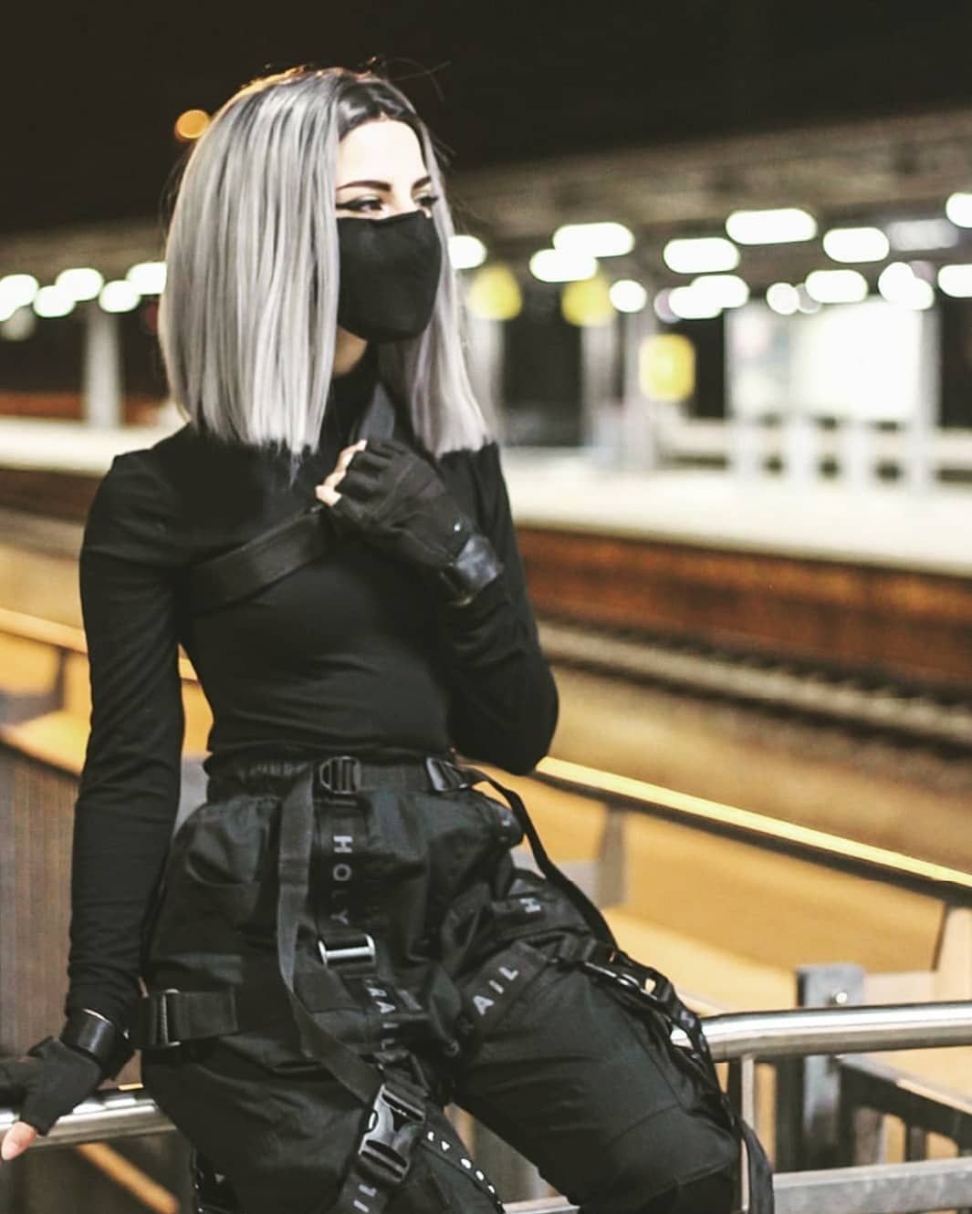 Cyberpunk girl fashion фото 102