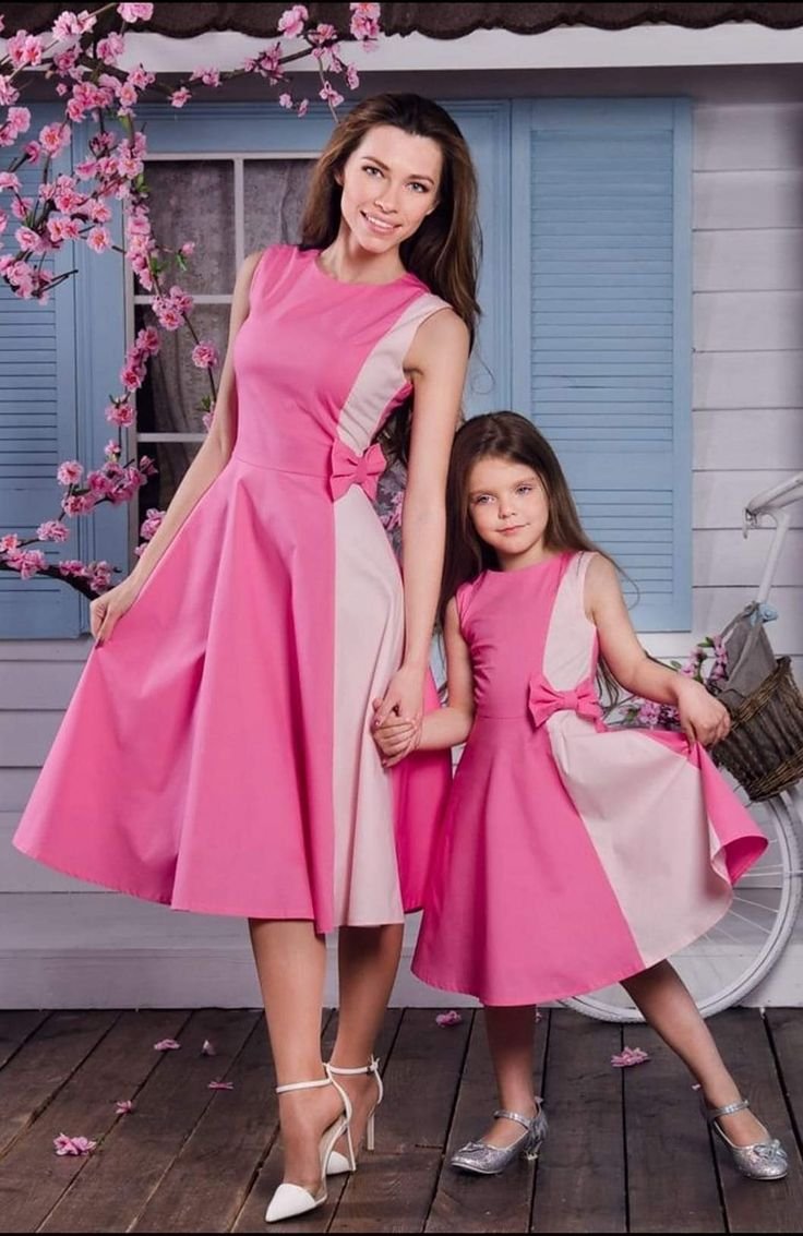 Вечерние платья для мамы и Дочки