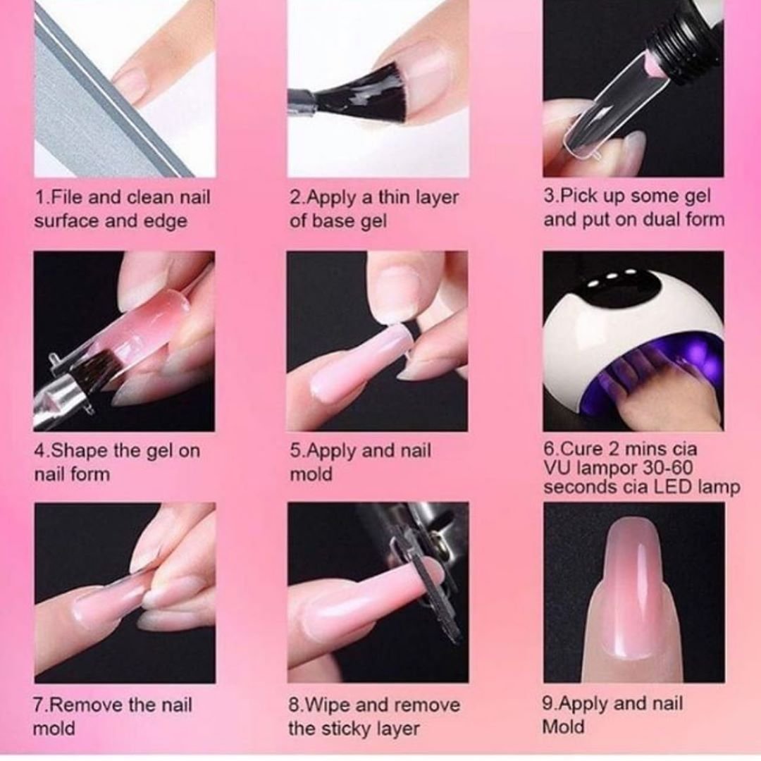 Верхние формы для ногтей как пользоваться