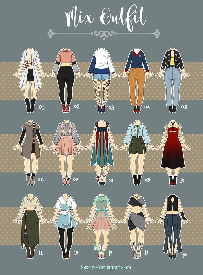 Anime outfits casual