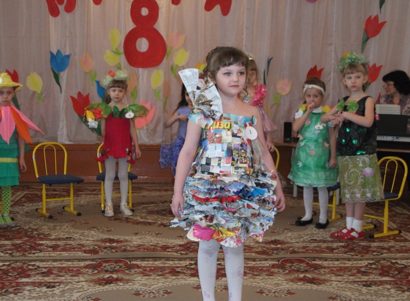 Показ мод в детском саду костюмы