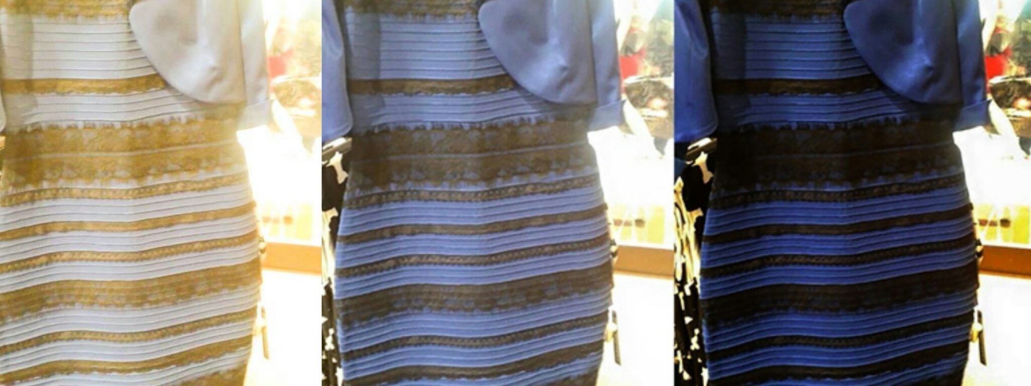 обман зрения картинки платье