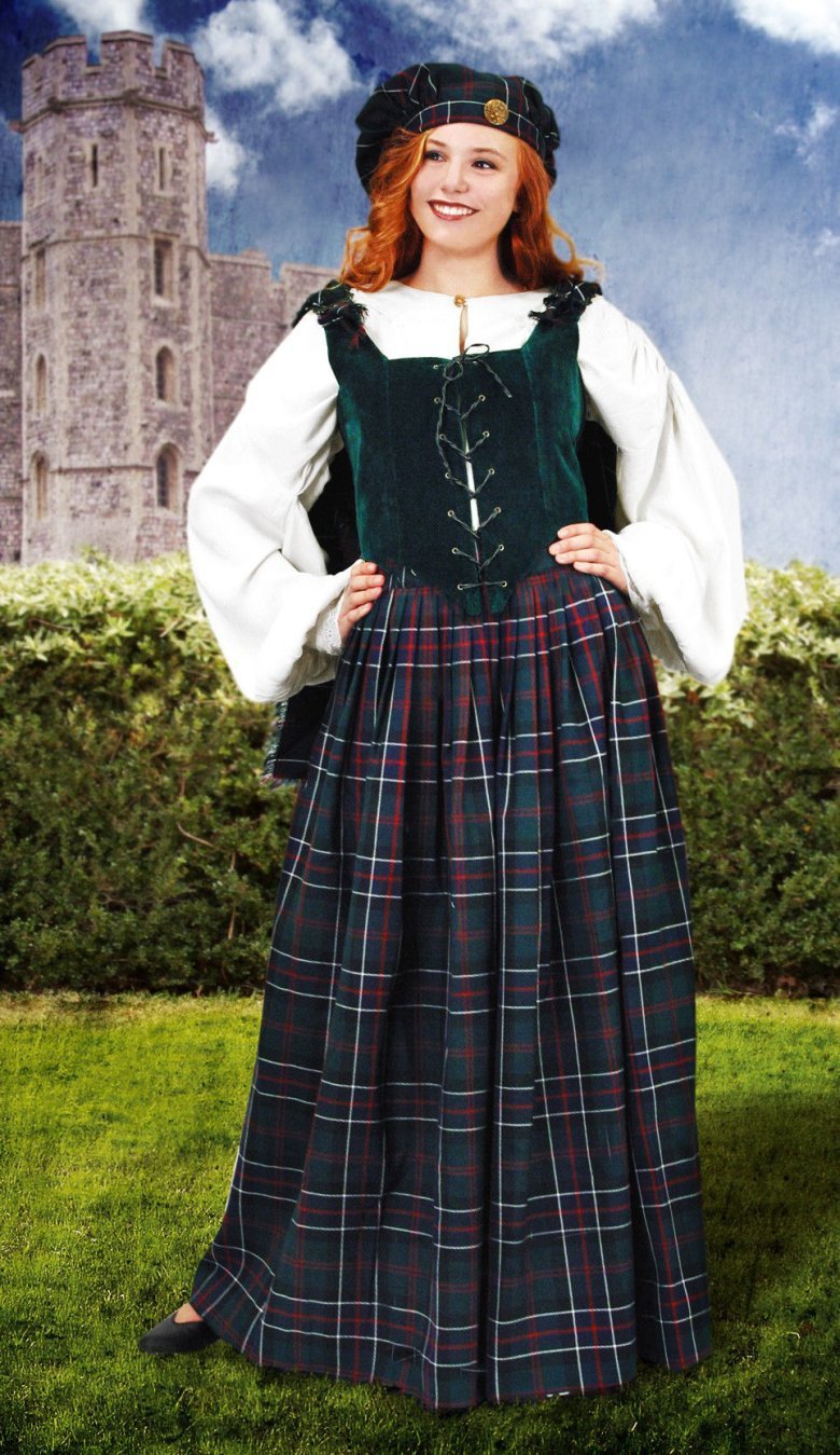 Scottish irish. Тартан Шотландия национальный костюм. Национальный костюм Шотландии женский Чужестранка. Irish Traditional Costumes одежда. Ирландский национальный костюм 17 век.