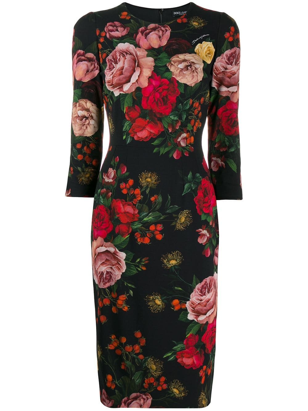 Платье Дольче Габбана с розами