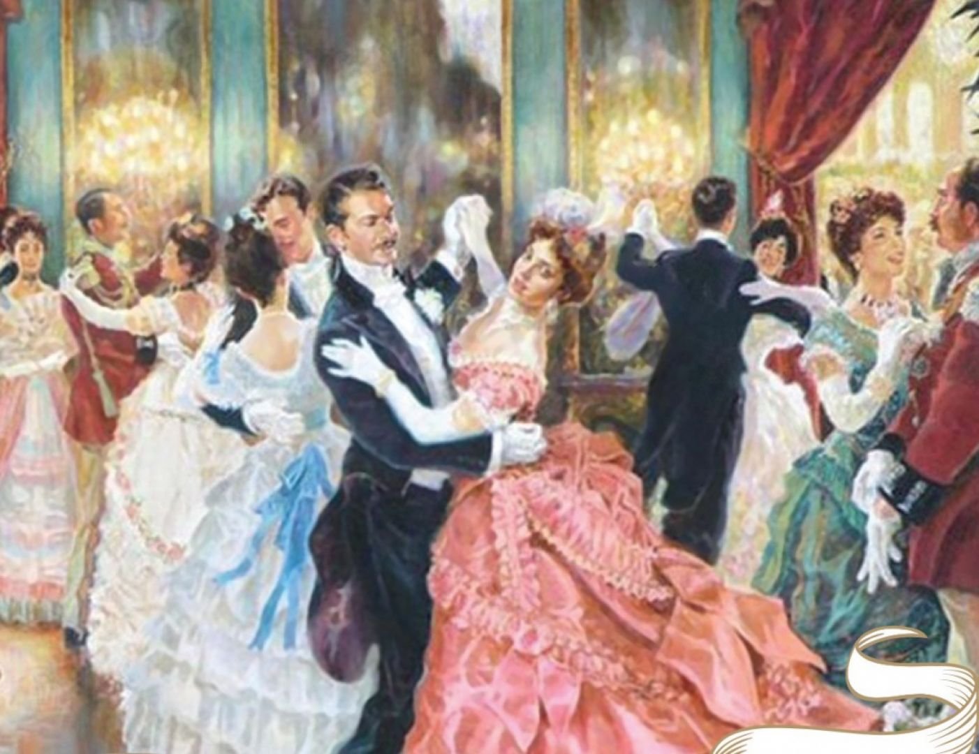Танцы 19 века на балах. Бал 19 века бал.
