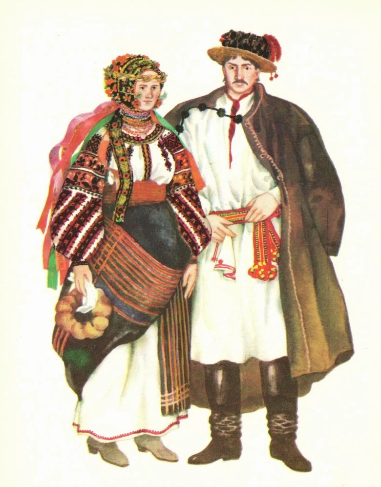 Традиционный украинский национальный костюм Галичина. Одежда украинцев 17 века. Национальная одежда украинцев 17 века. Украинцы народная одежда 19 век. Народы украины в 17 веке