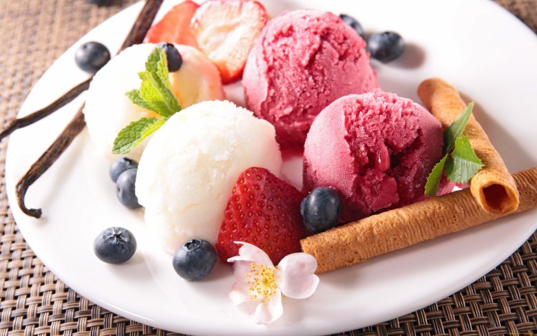 Десерт мороженое
