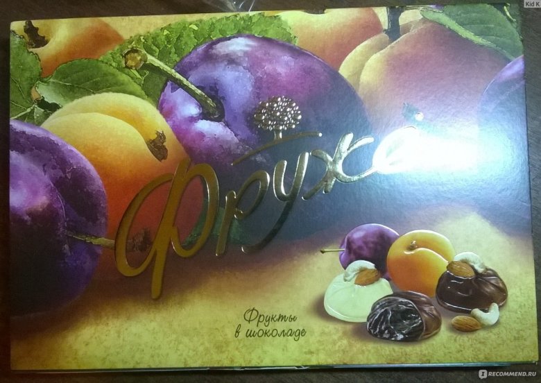 Фруже "фрукты в шоколаде" 190г коробка