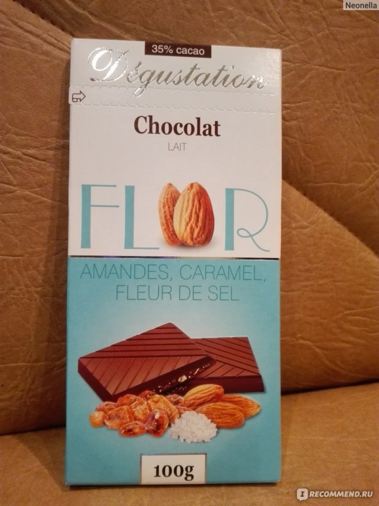 Молочный шоколад Flor degustation