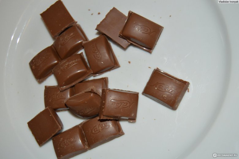 Шоколад с карамельной начинкой