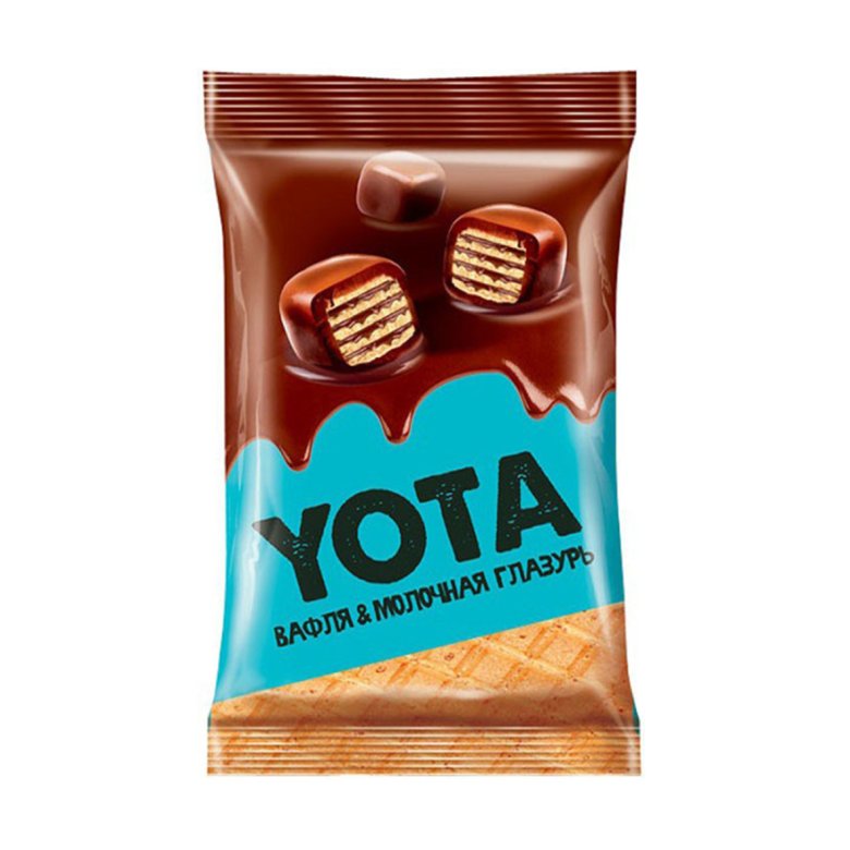 «Yota», драже вафля в молочно-шоколадной глазури, 40 г