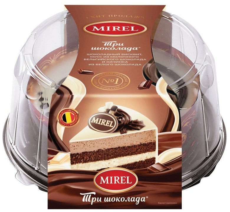 Торт три шоколада Мирель