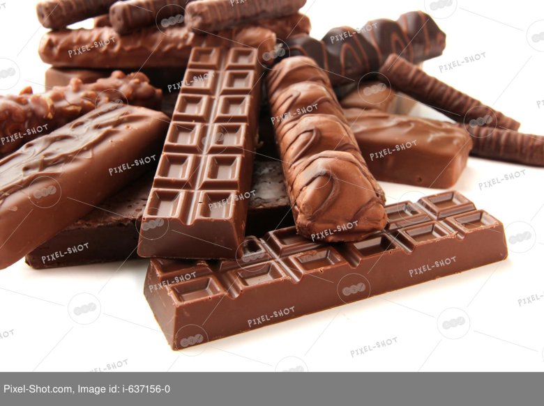 Сладости шоколадные батончики