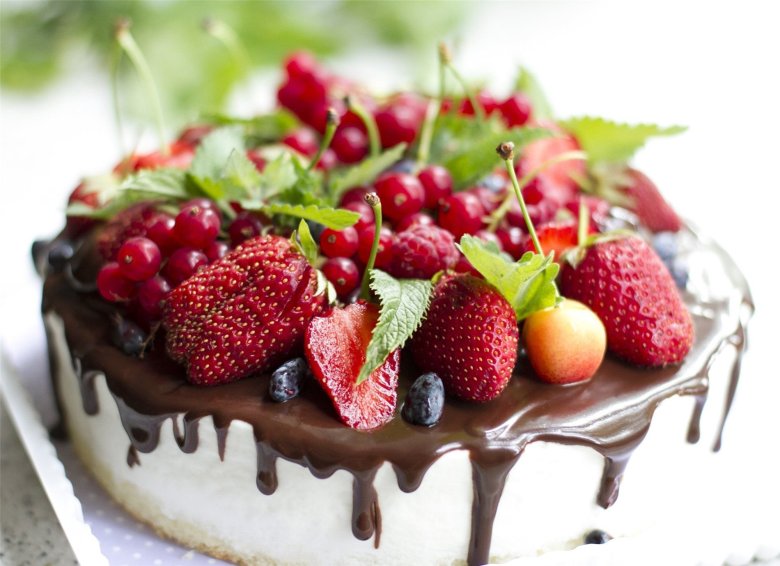 Летние торты с ягодами