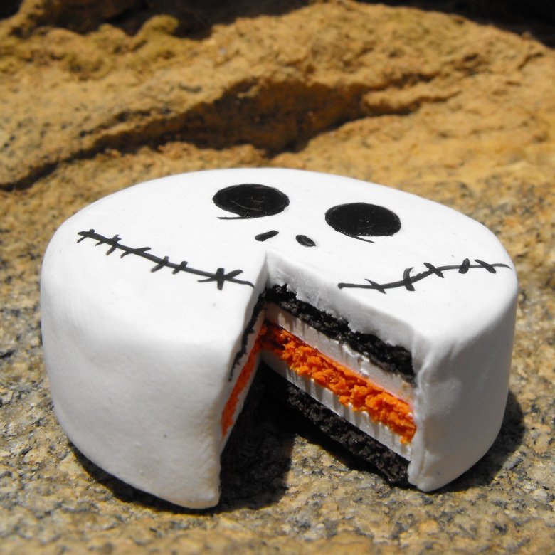 Торт с могилками на Хэллоуин