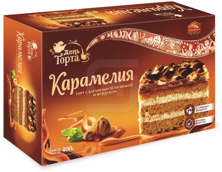 Торт Карамелия 400 г Черемушки