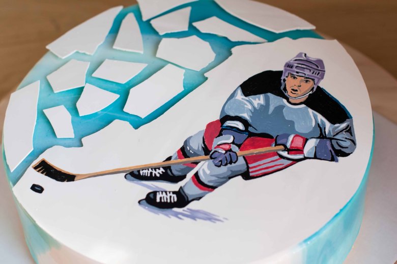 Торт хоккей для мальчика