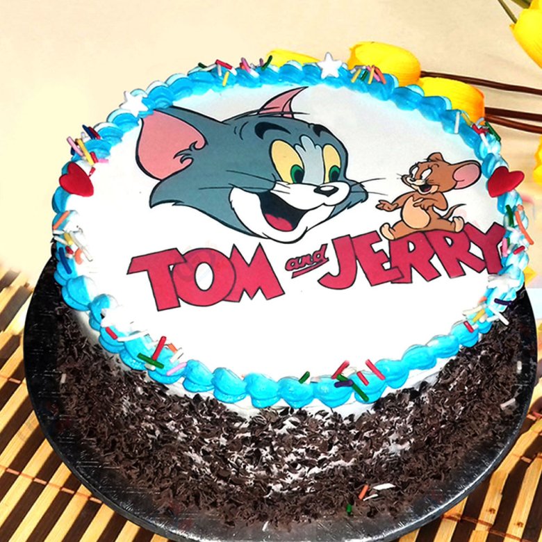 Торты том и Джерри на день рождения