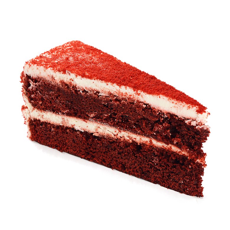 Красный замороженный шоколадный торт