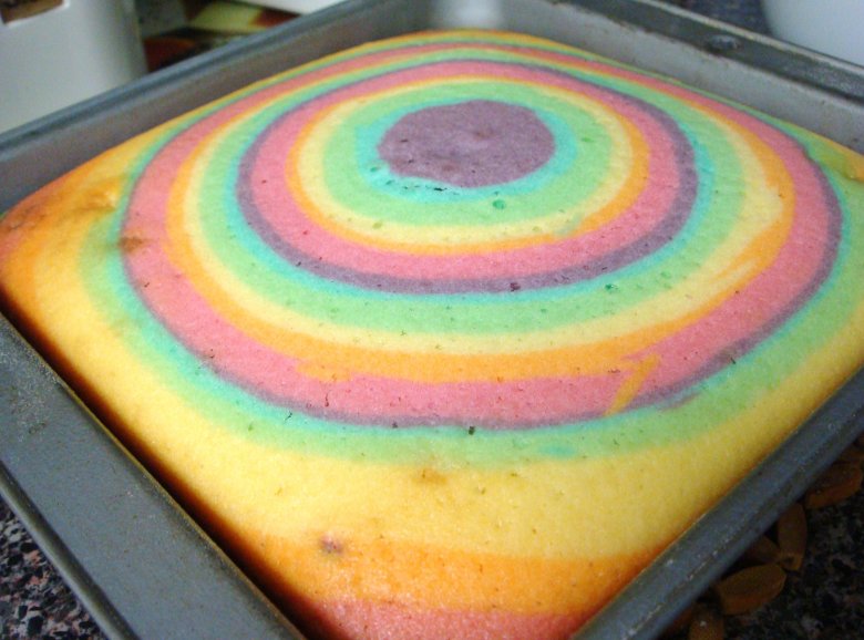 Торт Зебра цветной