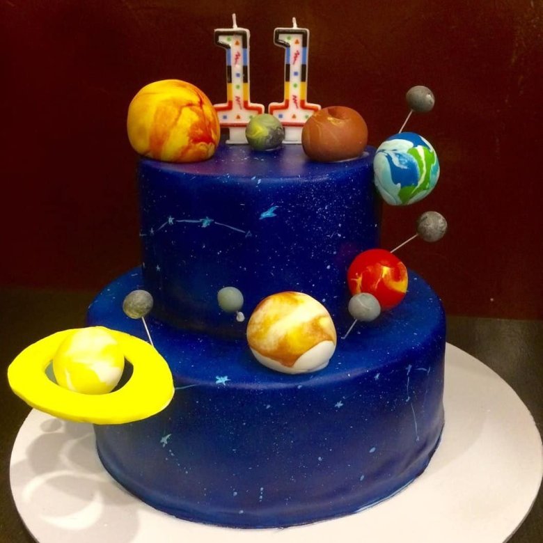 Торт на тему космос