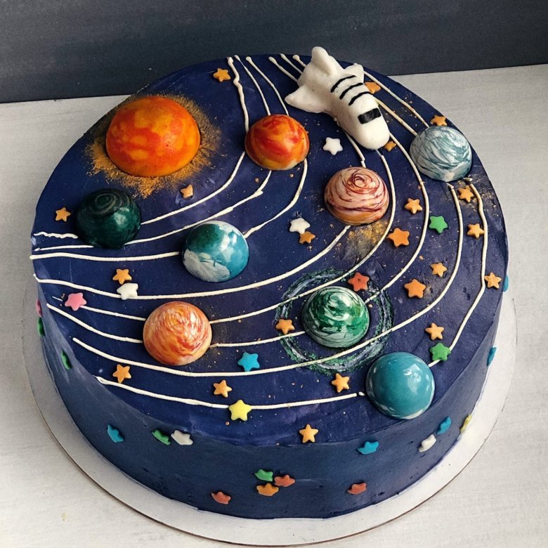 Торт Солнечная система