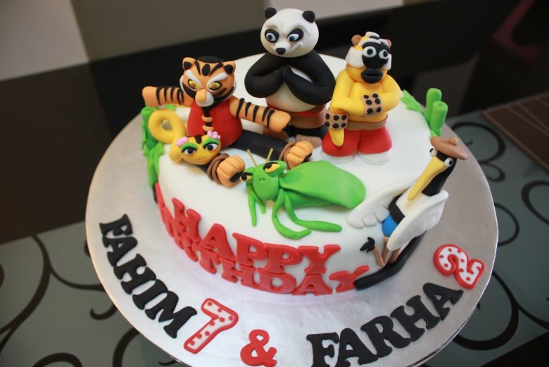 Торт кунг фу Панда для мальчика 8 лет