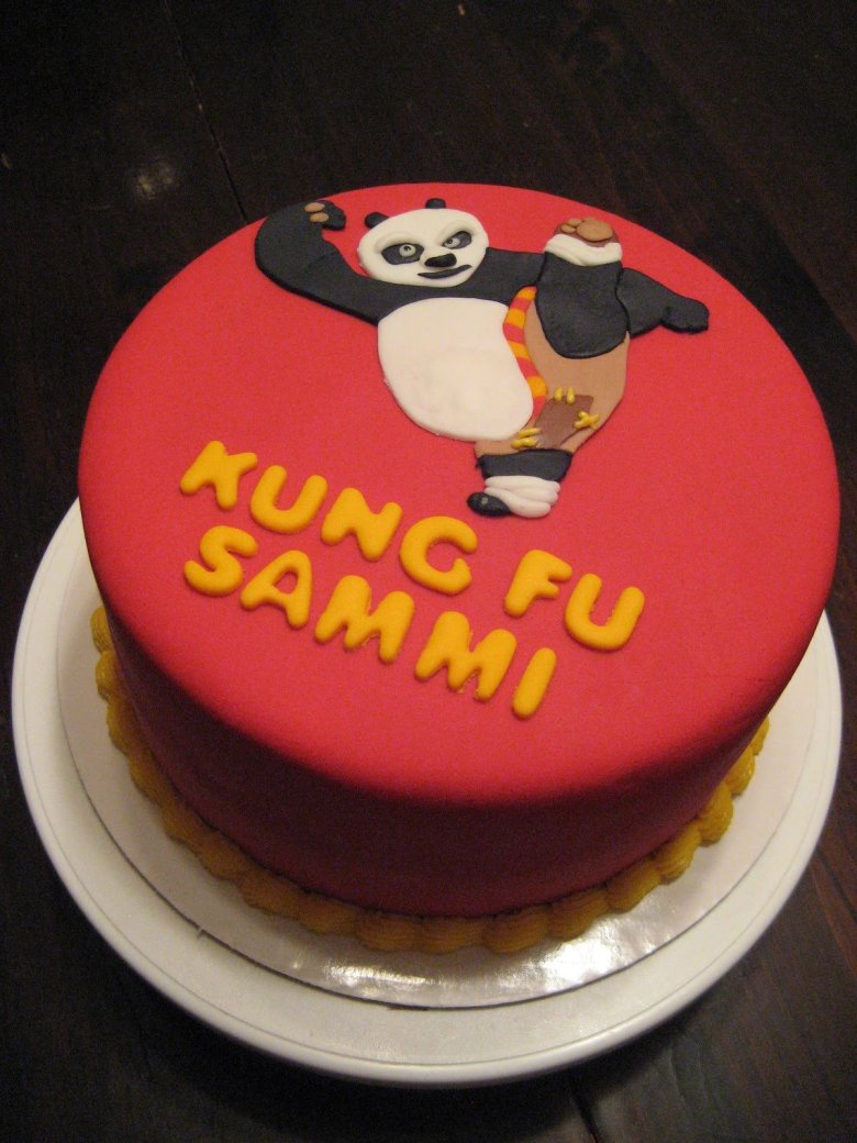Kung Fu/Panda Happy Birthday Cake