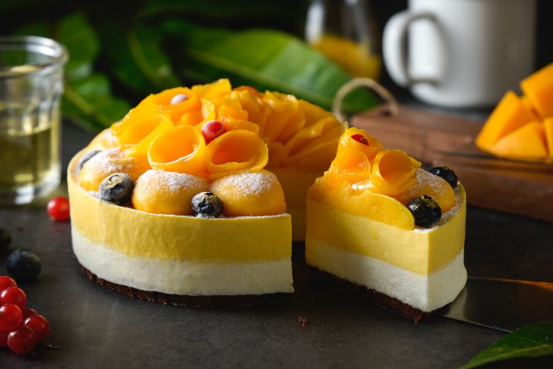 Торт суфле манго маракуйя