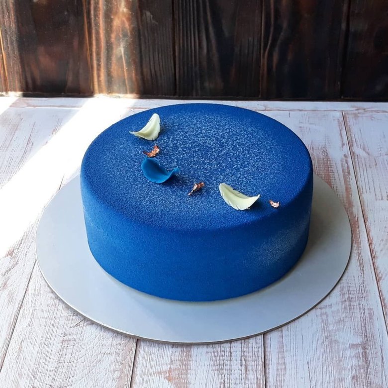 Красивый синий муссовые торты Инстаграм