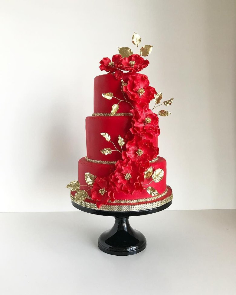Маковый торт свадебный