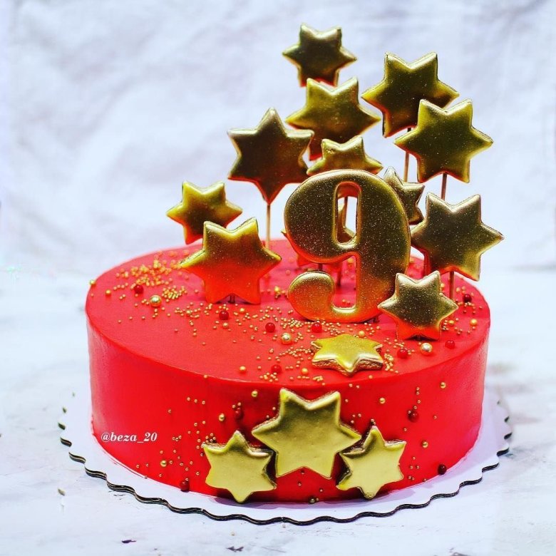 Торт со звездами