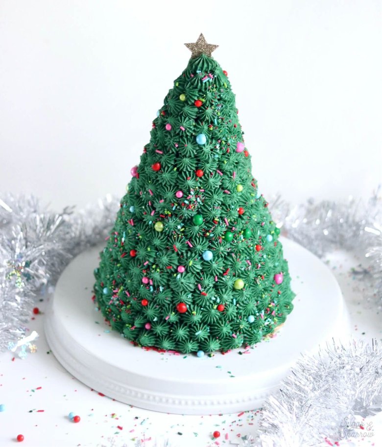 Cake Christmas Tree Shape