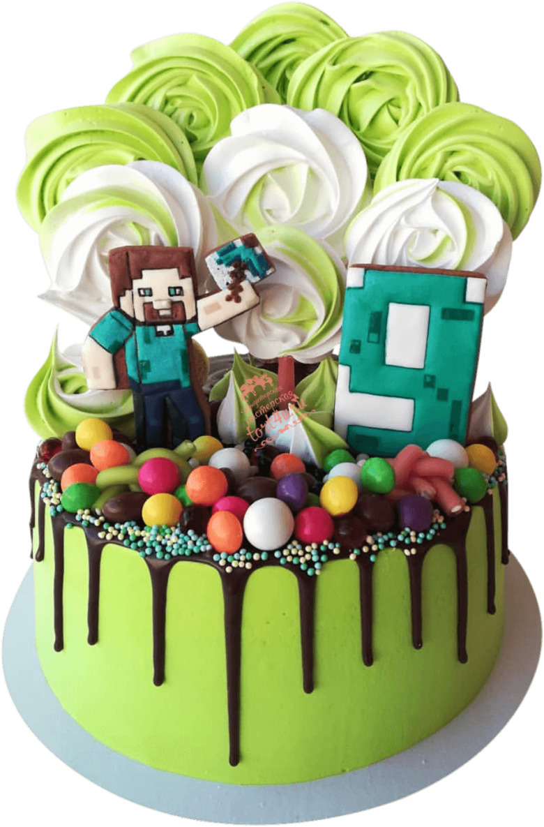 Торт на день рождения мальчику 9 лет с пряниками