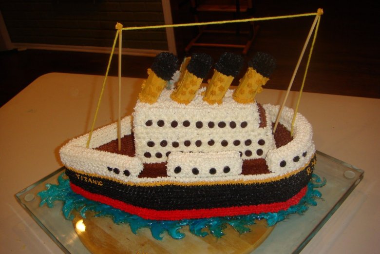 Торт корабль Титаник Титаник