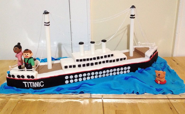Торт Титаник 8 лет