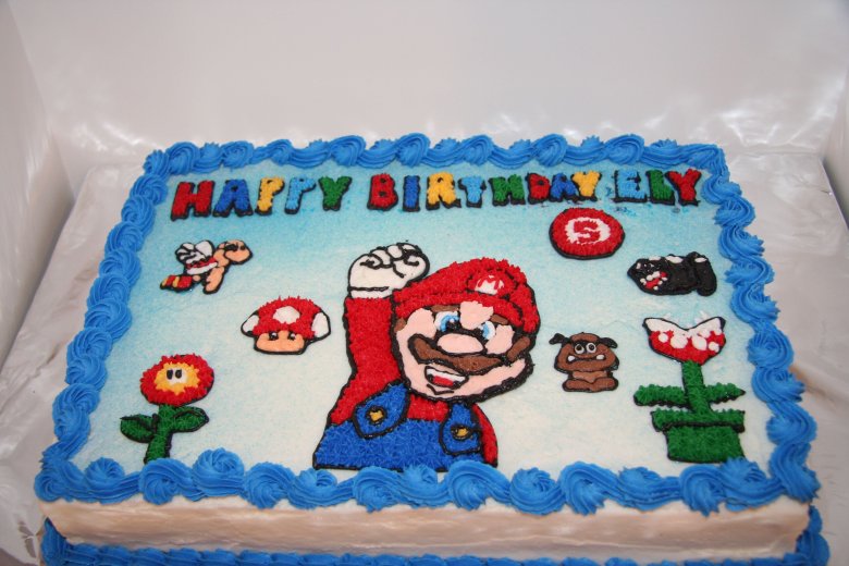 Торт супер Марио