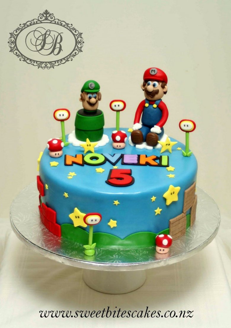 Торт супер Марио для мальчика