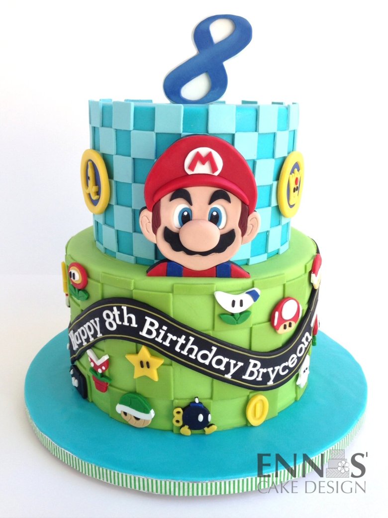 Торт для мальчика Марио