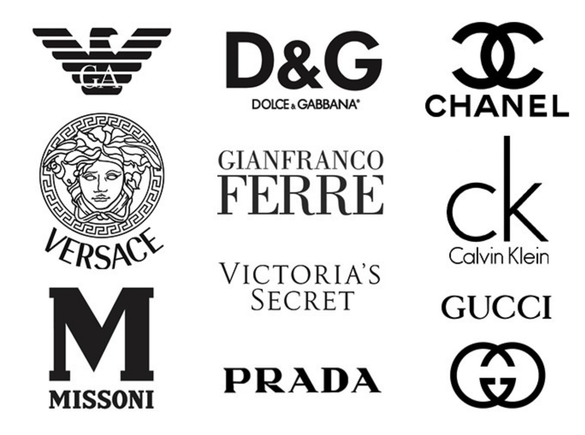Бренды одежды. Модные бренды. Эмблемы известных брендов. Логотипы брендов одежды. Вкусные бренды