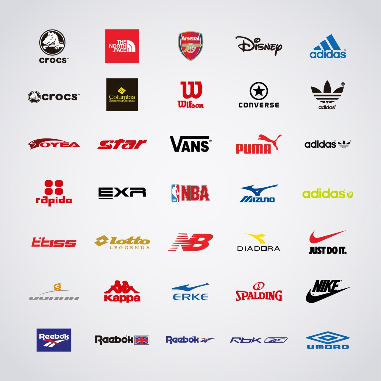 Фирмы со счетом. Спортивные бренды. Название спортивных фирм. Фирмы спортивные бренды. Бренды спортивной одежды.
