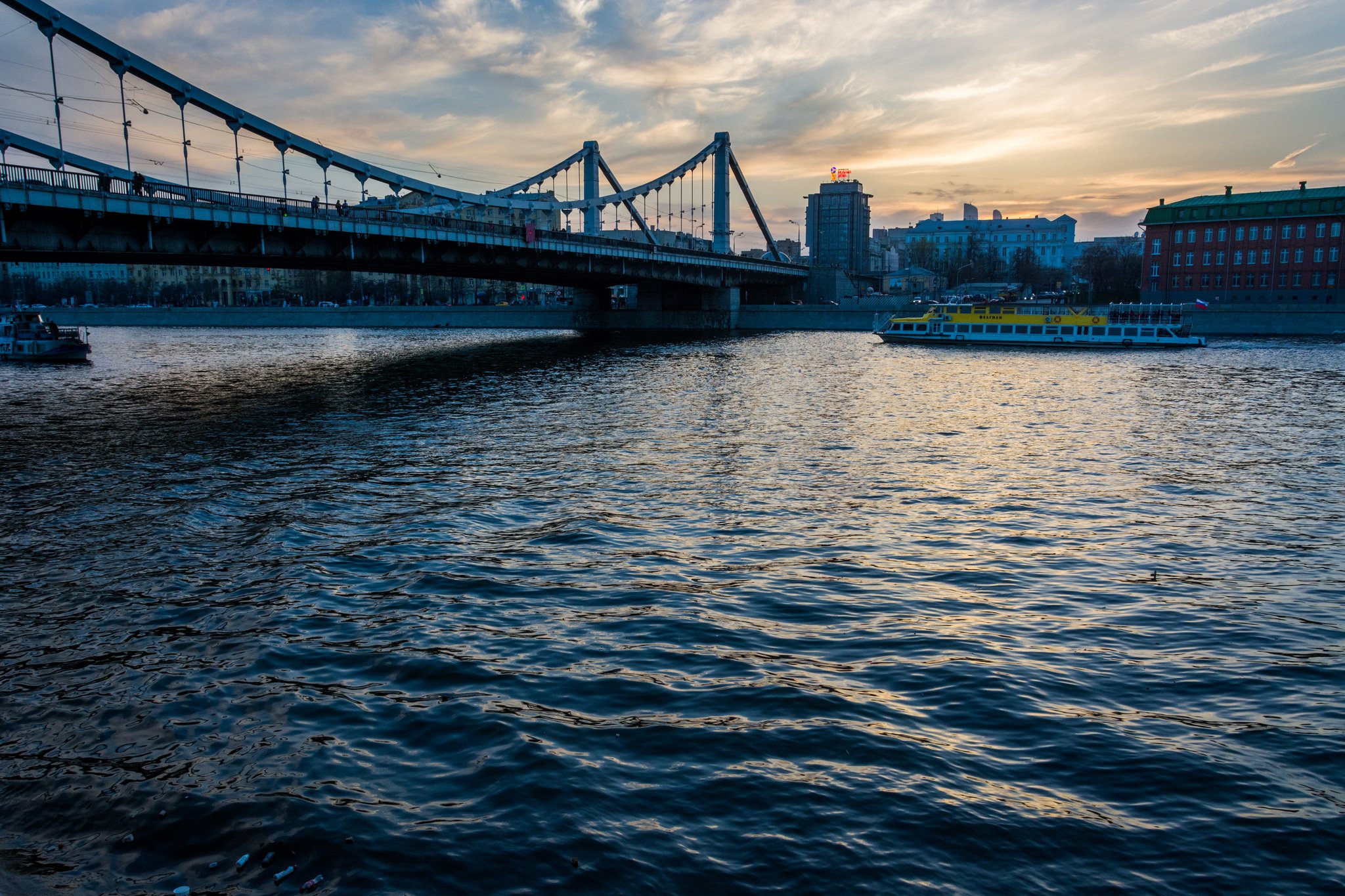 Панорама Крымский мост Москва