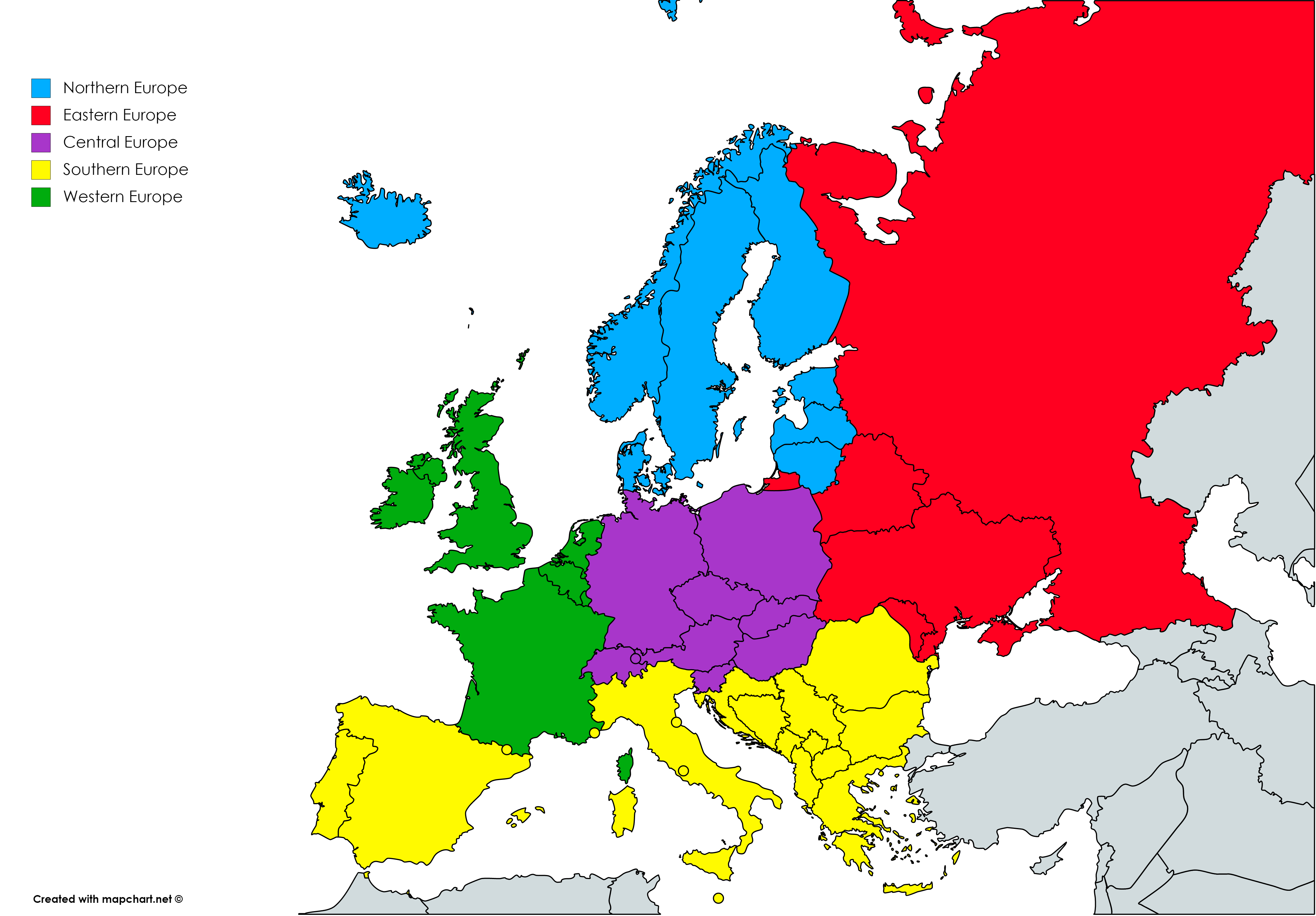 Границы северной и южной европы. Восточная Европа. Центральная Европа. Карта Восточной Европы со странами. Страны Центрально Восточной Европы на карте.