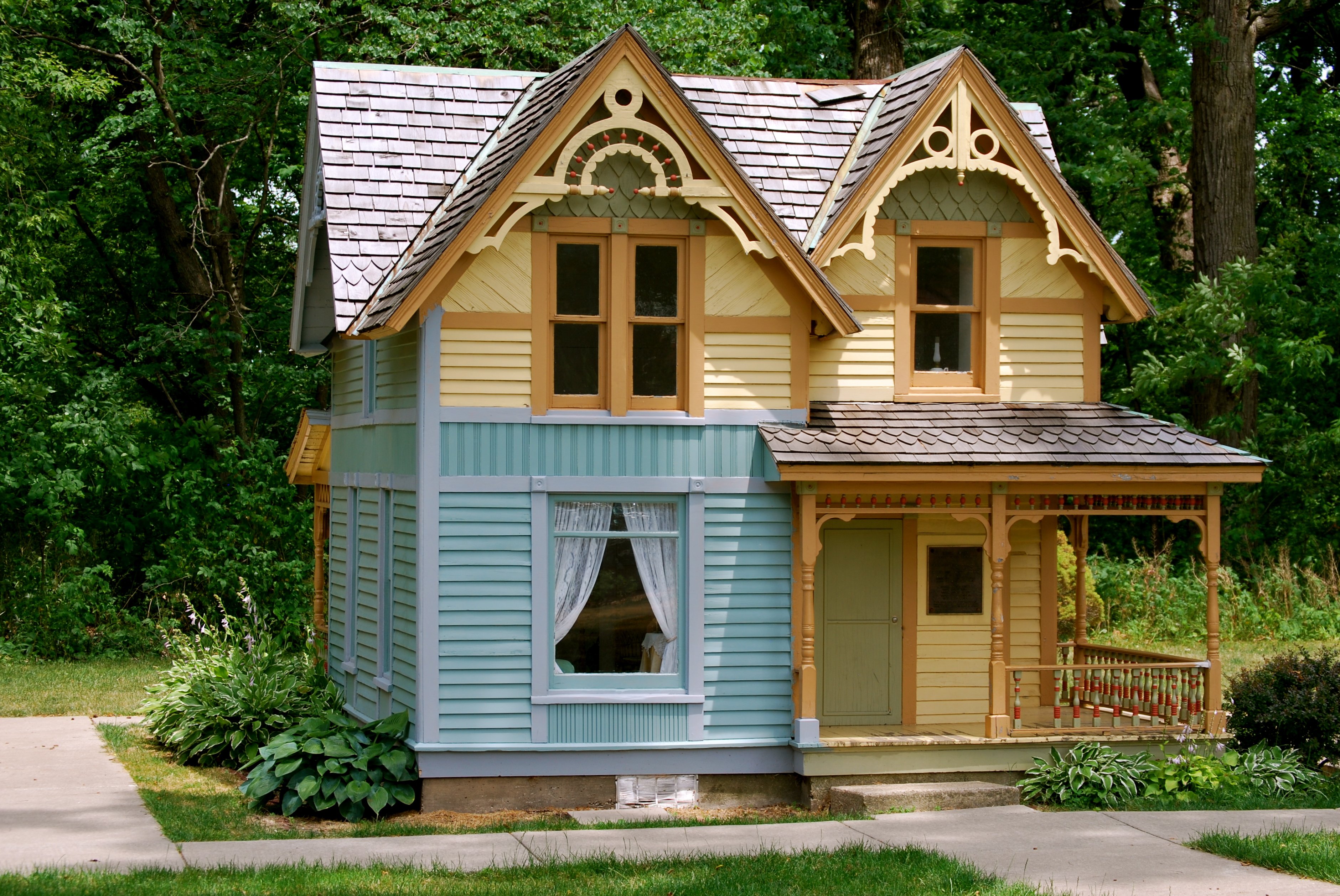 маленькие деревянные домики фото