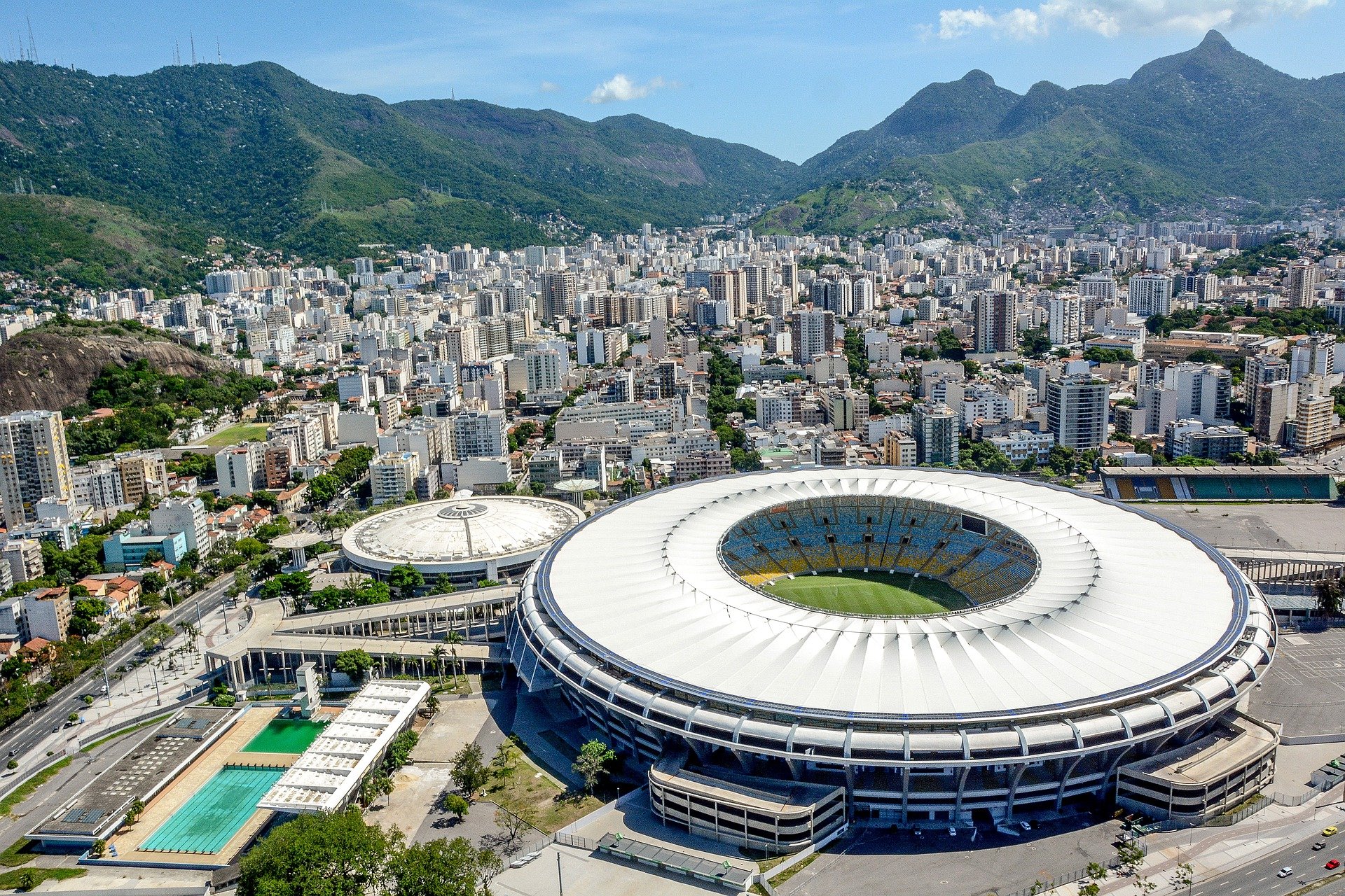 Стадион «Маракана» в Рио-де-Жанейро, Бразилия.